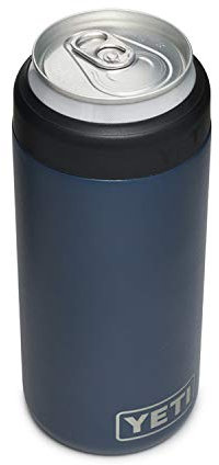 YETI Rambler Colster Slim, Stainless Steel, Can Insulator, Navy, 250ml