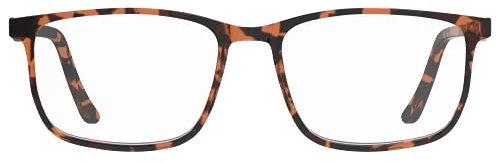 Foxmans™ Blue Light Blocking Glasses for Men & Women | Computer, Gaming & Screen Glasses | Anti Eye Strain, Headaches & Sleep | UK Brand | Harrison Everyday Lens (Tortoiseshell Frame)
