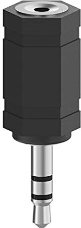 Hama Audio-Adapter, 3,5-mm-Klinkenstecker Stereo - 2,5 mm Klinke weiblich