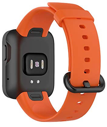 KINOEHOO Bracelet de montres Compatible avec Mi Watch Lite,avec Redmi watch Bracelets de remplacement en Silicone.(Orange)