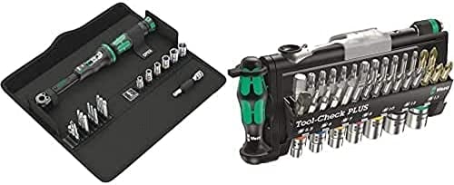 Wera 05130110001 Click-Torque A 6 Set 1 Drehmomentschlüssel-Satz & Bit-Sortiment, Tool-Check PLUS, 39-teilig, 05056490001