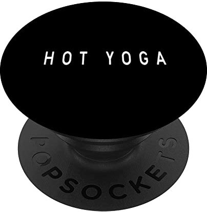 Hot Yoga Instruktoren, Hot Yoga Anfänger Klassisches Schriftdesign PopSockets mit austauschbarem PopGrip