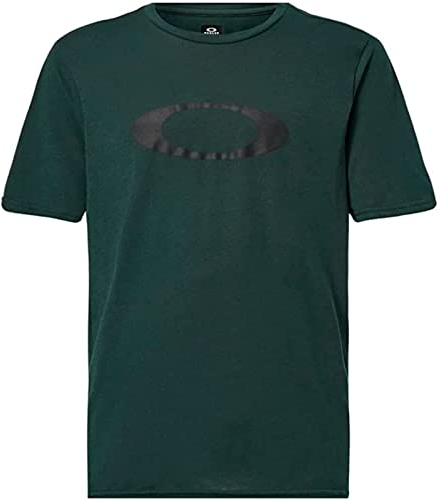 Oakley Womens O-Bold Ellipse T-Shirt, Hunter Green (Helmet), X-Large US