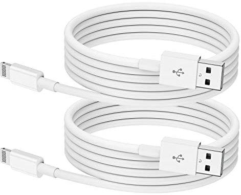 Cavo iPhone, 2 Pezzi 3 Metri Cavo di Ricarica iPhone Certificato Apple MFi per Apple iPhone 14/14 Pro/14 Pro Max/13/13Pro/13 Pro Max/iPhone12/12mini/iPhone 11/11 Pro/11 Pro Max/X/XS/XR/XS Max/8/8Plus