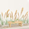 HGDESIGN® Wandtattoo Wandaufkleber Schilf Reed Wandsticker Wanddeko Wohnzimmer Schlafzimmer Selbstklebend (Variante 1)