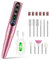 Nail Drill NAILGIRLS Rechargeable Cordless Nail Drill Machine, Portable Electric 35000RPM Professional Electric Nail File for Acrylic Gel Nails, Efile Manicure Pedicure Polishing,Pink
