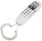 ASHATA Téléphone Fixe Filaire Mural, Blanc, Système Double DTMF/FSK, Ecran LCD, 38 Mémoires d'Appels, Fonction de Rappel