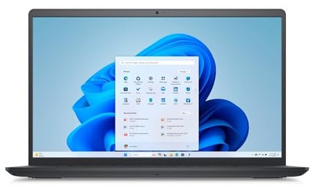Dell Inspiron 15 3520 Laptop | FHD (1920 x 1080) 120Hz Display | Intel Core i3-1215U | Intel UHD Graphics | 8gb RAM | 256GB SSD | English-UK Keyboard | Carbon black