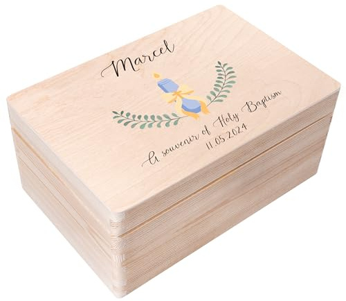 Creative Deco Personalisiert zur Taufe Geschenk für Mädchen und Junge