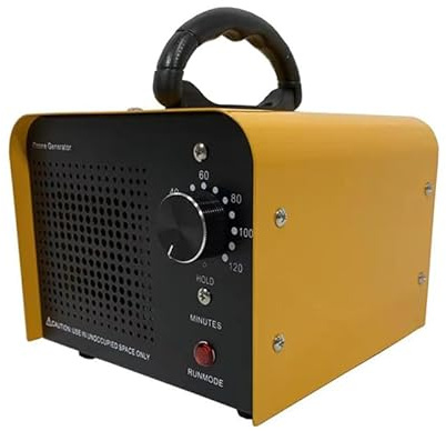 Fayerkar Ozon-Generator 15.000 mg/h Ozon-Gerät, Ozonizer industrieller O3 Ozon-Luftreiniger mit 120 Min Timer für 180㎡ Geruch Eliminator Geruchsneutralisator für Auto, Rauch, Haustier Gerüche, Küche