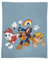 Pat Patrol Hug Plaid per bambini | 100% poliestere | Oeko-TEX | 125 x 150 cm | Stampa ragazzo | Blu