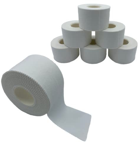 SPORTHERAPY Tape Sportivo Anelastico e Ipoallergenico per Bendaggio Funzionale Sportivo e Professionale | DISPOSITIVO MEDICO CERTIFICATO | Nastro Adesivo 3,8cm x 10m | Quantità: 6