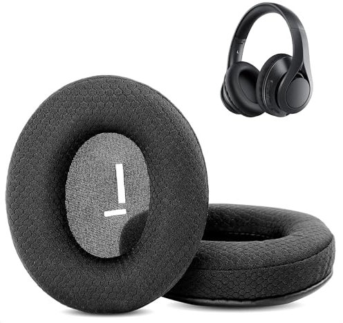 XRHTONG Earpads Replacement Compatible with Mpow 059 / H1 / H5 Bluetooth Headphones Ear pads Cushion(Breathable Fabric/High Density Foam)