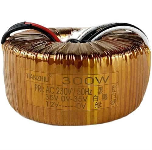 JBGBAL 300W toroidale 230V a Doppio 35V Singolo 12V Classe A Amplificatore di Potenza Alimentatore di Potenza(Orange,220V)