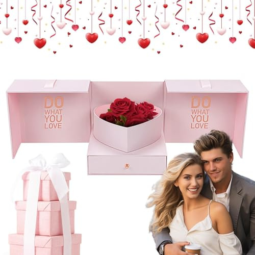 Valentinstag-Briefkasten – dekoratives Valentinstag-Andenken, Prinzessinnen-Kartenhalter, personalisiertes Bastelset mit Aufklebern und Glitzer, Kartenhalter, einfache Montage, Paar