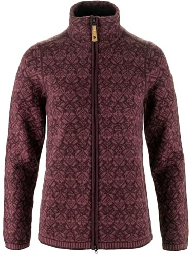 Fjällräven Snow Cardigan Damen Fleecejacke rot rot