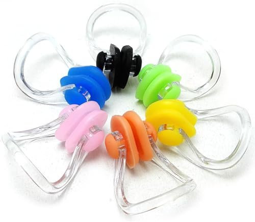 Elalove Pinces Nez Adulte Unisexe, Rose, Bleu, Noir, Jaune, Vert, Normal