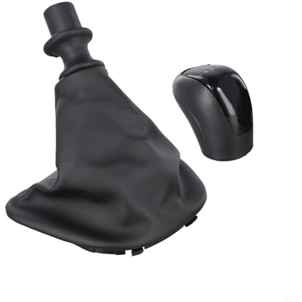 Micpointik Schaltknauf 6 Gang + Schaltsack Für Mercedes W639 VITO 2003–2010 Komplettset Knauf Plug-Play Ersatzteil, PU Material