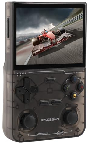 Tbest Console Portable rétro Double Joystick Hd 3.5 -cc (BLACK)