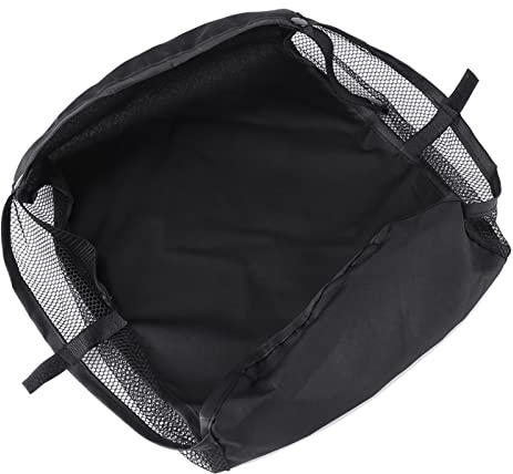 Tissting Kinderwagen Untergestellkorb Organizer mit Oxford-Stoff und Großer Kapazität, Verdeckter Einkaufskorb mit und Haken, Leicht und Tragbar für Babywagen und A
