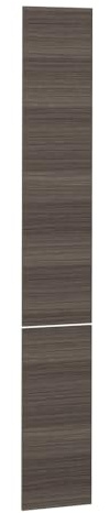 Vicco Küchenfront R-Line, Edelgrau, 29.6 x 196 cm Möbelfront für den Apothekerhochschrank