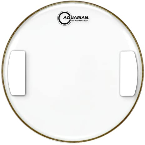 AQUARIAN Hi-Performance Reinforced 14-inch Snare Bottom Clear 14 HPSN14