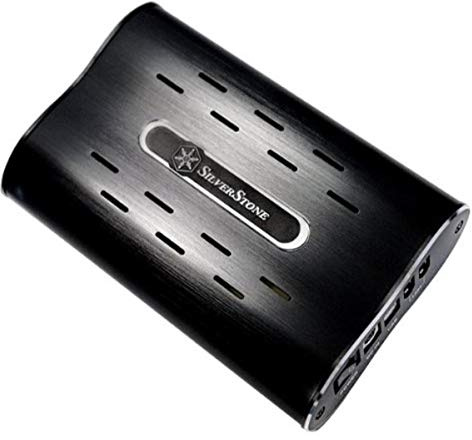 Silverstone MS04B 3.5-Inch Aluminum Casing Hard Drive Enclosure (Black)