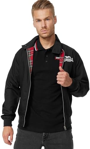 Lonsdale Herren Jacke Acton schwarz (black) Small