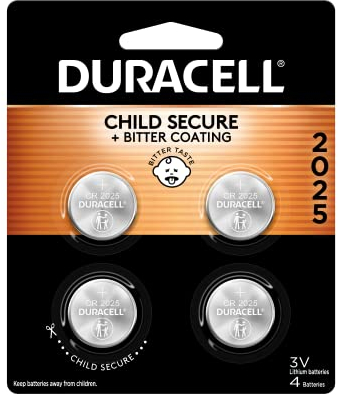 Duracell Keyless Entry Battery Dl2025 4 Pack