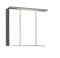 Held Möbel 010.1.0042 3D Spiegelschrank 70, Holzwerkstoff, graphitgrau, 20 x 70 x 66 cm