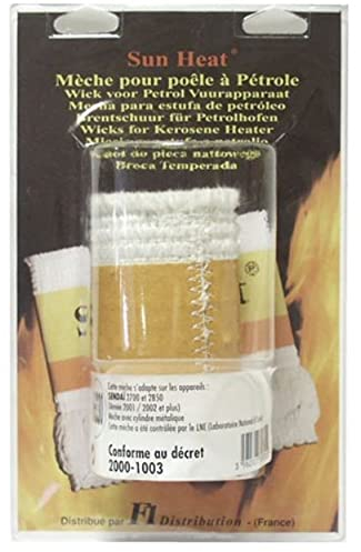 GREENSTAR - Mèche Poêle À Pétrole 17465 - En Coton Spécial - Compatible Sendai SCE2700, 2850