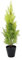 artplants.de Ciprés Artificial en Tiesto Decorativo, 60cm - Resistente a la Intemperie - Planta Artificial - árbol sintético