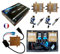VEGA HID Xenon-Set, französische Marke, H1, 10.000 K, 55 W, Slim DSP AC, Leuchtmittel mit Metallsockel