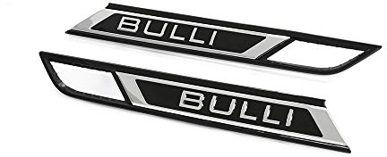 Bulli Schriftzug Set Kotflügel Blinkleuchte Plakette, nur T6.1 Facelift