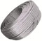 FUNE commerciale CORDA ACCIAIO ZINCATA mt. 25 D.10mm 12x6 72 fili TRECCIA