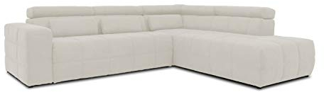 DOMO. collection Ecksofa Brandon, Sofa mit Rückenfunktion in L-Form, Polsterecke, Eckgarnitur 275 x 228 x 98 cm (BxTxH), beige