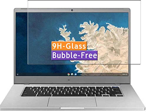 Vaxson Vetro Temperato Pellicola Protettiva, compatibile con Samsung Chromebook 4+ PLUS 15.6 [Coprire Solo l'area Attiva] Nuovo Screen Protector