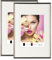 IDEAL TREND 2er 3er 5er Pack Photo Style Set Bilderrahmen Wanddeko Collage Poster Kunststoff Rahmen: Farbe: 2er Pack Stahl | Format: 50x70