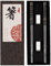 Palillos de metal reutilizables de acero inoxidable chapado en titanio con soporte, apto para lavavajillas, antideslizante, estilo japonés, 2 pares de juego de regalo (plata negra)