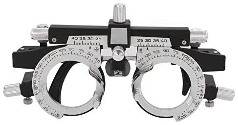 Optometry Optician,Optical Optic Trial Lens Frame,PD 48-80mm Fully Adjustable Trial Frame Lightweight Eye Optometry Lens Frame for Visual Inspection in Optical Shops, Hospitals,Ophthalmology