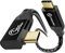 PHIXERO USB C to USB C Cable 100W [USB C 3.2 Gen 2x2, 20Gbps] USB C Cable with 4K Video Output, Compatible with Thunderbolt 3, MacBook Pro, iPad Pro, Laptops, Samsung (Right Angle, 3m)