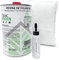 GNCGarden Kit de réparation résine polyester 1 kg (1 kg résine + 1 m2 mat-300 + catalyseur de 25 g pour durcir la résine.) Matériau de renforcement et matériau structurel.