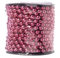 1 tube guirlande de perles de Noël 10 m rose foncé ADDOBBI de Noël