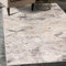 Mazovia Abstraktes Vintage Designer Teppich - Kurzflor - Weich Teppich für Wohnzimmer, Esszimmer - ÖKO-TEX Wohnzimmerteppich - Teppiche Grau Beige 80 x 150 cm