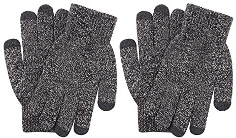 Vasreyy Handschuhe Damen Dünne Handschuhe Gloves Winter Men Handschuhe Damen Pulswärmer Damen Handstulpen 2 Paare Warm Einfarbig Strick Handschuhe Elegant Winterhandschuhe Thermo Damenhandschuhe