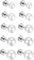 Aroncent Unisex Perlen Ohrstecker Set: 5 Paar Edelstahl Imitation Perlen Kugel Ohrringe Ohr Piercing Geschenk für Herren Damen Silber 4mm 5mm 6mm 7mm 8mm