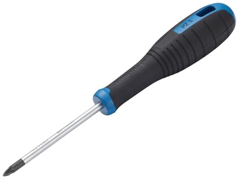Hultafors Pozidriv Screwdriver PZ1 x 80mm, Hardened Steel Blade for Long Life