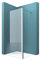 Mai & Mai® Paroi de Douche 50x200 Douche à L'italienne Transparent avec Profilé BR1K-Plus + Paroi Latérale Pare-douche en Verre Trempé 8mm Revêtement Nano Easy Clean
