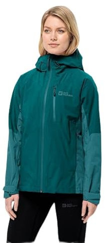 Jack Wolfskin Damen Eagle Peak 2l JKT W Jacke, Seegrün, Medium
