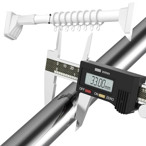 Barre de Douche Extensible Tringle à rideau à ventouse Sans Percage 410CM-500CM, 260CM-350CM, 33 mm de diamètre, Tige de Tension pour Salle de Bain Chambre Placard Fenêtres Portes(Couleur:Blanc,Taille